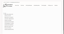 Desktop Screenshot of die-praxis-am-schloss.de